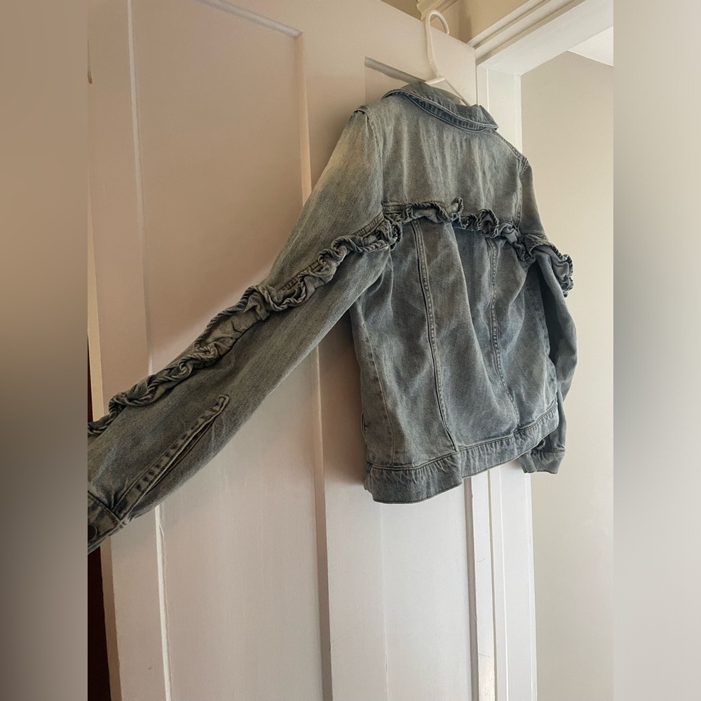 BP Ruffle Jean Jacket - Picture 6 of 7